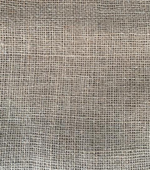 Close view of hessian cloth weave
